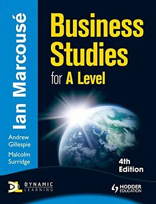 Business Studies For A-Level 4th Edition (Hodder Education Publication)Ian Ma • £3.28