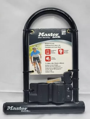 Master Lock 8320DUC-Bar Bike Security Padlock W/Carrier Bracket Keyed • $19.99