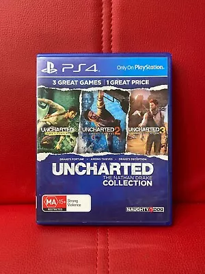 Uncharted The Nathan Drake Collection PS4 Playstation 4 • $20