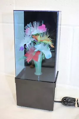 Vintage Fiber Optic Flower Lamp Light Color Changing WORKS!! Ho Ho Art & Craft • $39.95