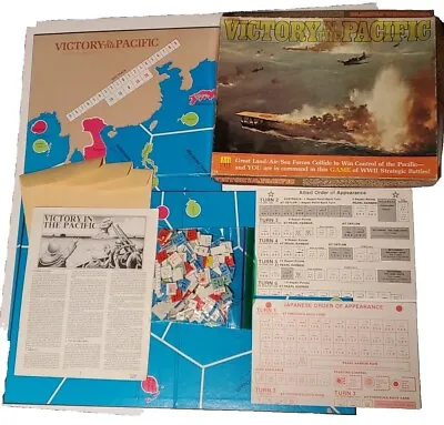 Victory In The Pacific Avalon Hill Board Game 1st Edition 1977 Read Description  • $39.99