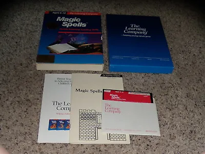 $14.91 • Buy Magic Spells Program Apple II Series IIc/IIe/IIGS 5.25  Floppy Disk With Box