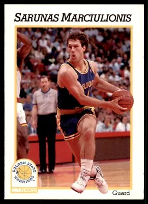 1991-92 NBA Hoops Sarunas Marciulionis Basketball Cards #71 • $1.85