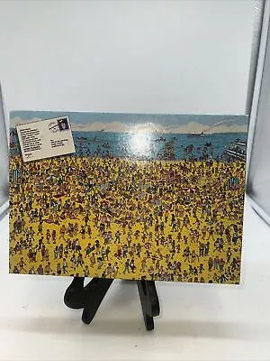 Sealed Vintage Where's Waldo On The Beach Jigsaw Puzzle 100 Pieces 1989 #623 • $14.99