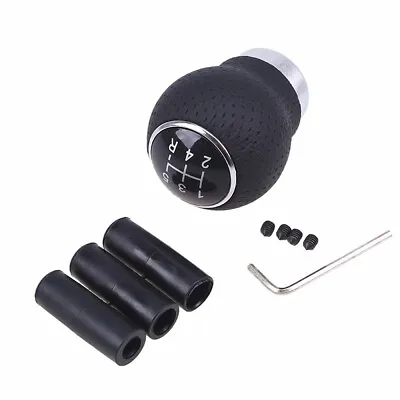 $14.69 • Buy 5 Speed Car Truck Manual Stick Gear Shift Knob Lever Shifter Universal Leather