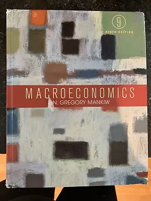 Macroeconomics By N. Gregory Mankiw (2016 Hardcover Revised Edition) • $5