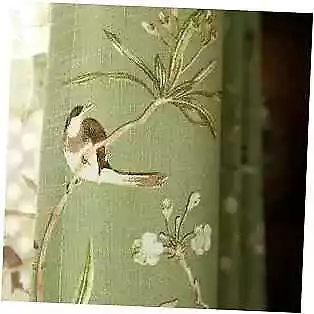 Farmhouse Birds Curtains 84 Inches Long Half Light Blocking Green Tree Pattern  • $57.76