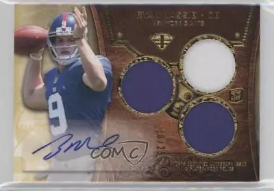 2013 Topps Triple Threads Relics Gold /25 Ryan Nassib #127 Rookie Auto RC • $14.34
