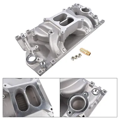 Dual Plane Vortec Air Gap Intake Manifold For Small Block Chevy SBC 350 1996+ • $131.99