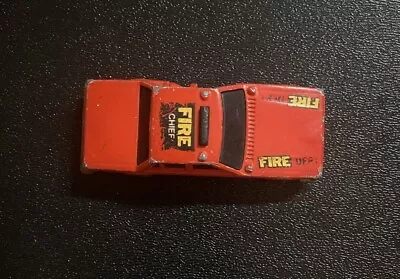 Hot Wheels Crack Ups Vintage Fire Chief  Car Blackwall Mattel 1983 • $10