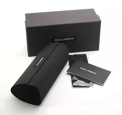 Dolce & Gabbana ® Sunglass Eyeglass Case + Box +  Cloth Etc - Authentic NEW • $49.95