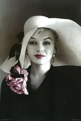 MARILYN MONROE POSTER Hat Pink Lips RARE HOT NEW 24x36 • $22.18