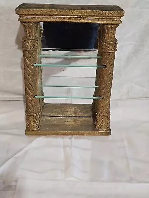 Vintage Wall Mirror Italian Gothic Mirrored Shelf Decor Neoclassical  • $89.99