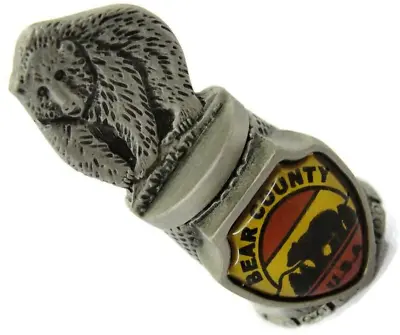 Pewter Metal Thimble Bear Country USA  Vintage • $15.99