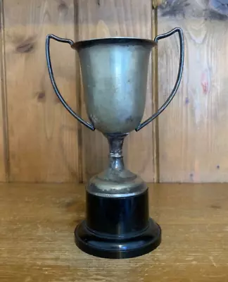 NOT ENGRAVED Vintage Silver Plate Trophy Loving Cup Trophies Trophy • $34.83