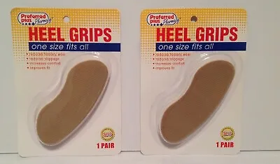 Preferred  2 Pairs Heel Grippers One Size Heel Grips  Self Adhesive 2 Grips  • $6.64