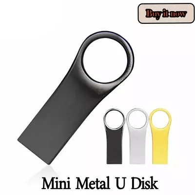 Memory Stick USB 2.0 High Speed 512/256/128/64/32GB Micro Metal Flash Drive UK • £13.58