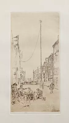 James McNeill Whistlerphotogravure Of Venice EtchingThe Mast1880/1922 • $5