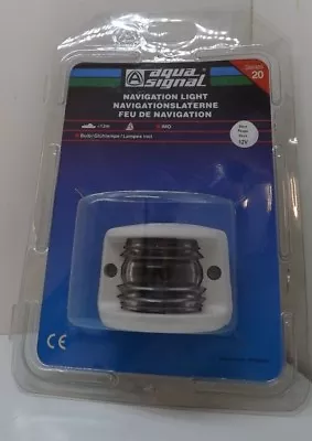 £33 • Buy Aqua Signal Navigation Lights; Stern; 12V/5W ; White Casing; Side Mount