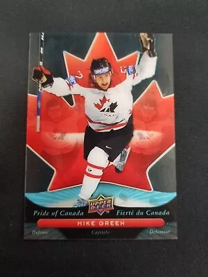 2009-10 Ud Mcdonalds Mike Green Pride Of Canada #pc8 • $0.99