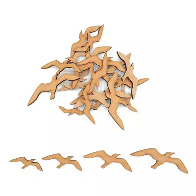 Seagull Bird MDF Craft Shapes Wooden Blank Decoration Embellishments Wedding • £3.72