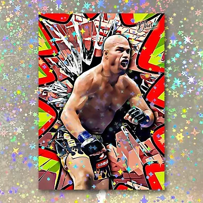 Tito Ortiz Holographic Knockout Sketch Card Limited 1/5 Dr. Dunk Signed • $29.99