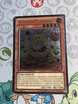 Madolche Puddingcess REDU-EN026 Ultimate Rare Yugioh Card Unl Edition • £44