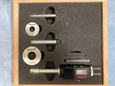 Mitutoyo Digital (Starrett Digital Bore Micrometer Set 3/8 -3/4  (10-20mm) • $1550