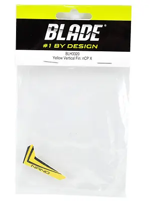 £6.70 • Buy Blade Nano CPX NCPX Yellow Vertical Tain Fin #BLH3320 OZRC