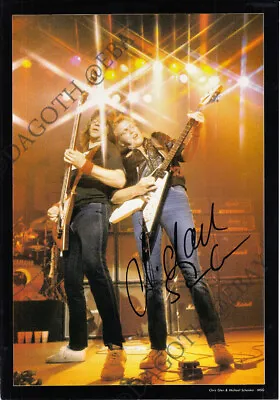 MICHAEL SCHENKER Doctor UFO Scorpions Into The Arena Group MSG Autograph SIGNED • $199.99