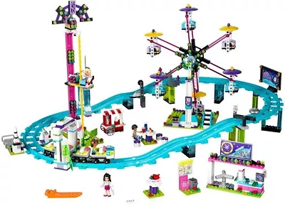 Lego Friends Set 41130 Amusement Park Roller Coaster Complete With Instructions • $85