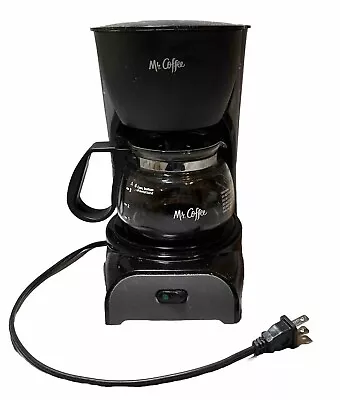 Small Mr. Coffee Switch 4 Cup Drip Coffee Maker Brewer Model DR5 Black • $14.87