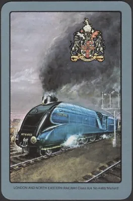 Playing Cards Single Card Old Vintage * LNER * Railway Train MALLARD Locomotive • £1.93