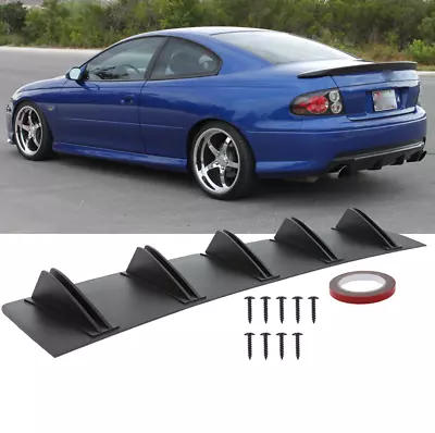 Rear Bumper Diffuser Shark 5 Fins Spoiler Lip Splitter For Pontiac GTO 2004-2006 • $39.19