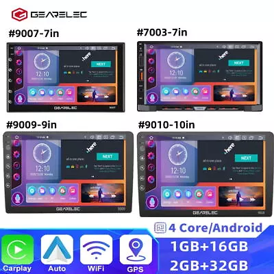 7/9/10'' Android Double 2DIN Car Stereo GPS Navi MP5 Player WiFi Bluetooth Radio • $49.99
