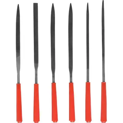 Needle File Set Jewellers 6pc Precision Craft Watchmaker Small Tool Craft Metal • £3.09
