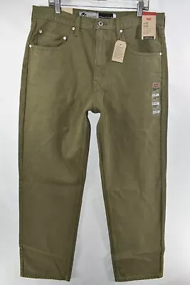 New Levi's Silvertab Loose Fit Green Machine Jeans Mens Size 34x32 • $48.64