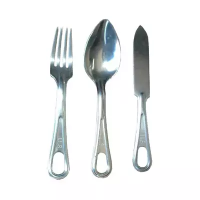 Vintage Military Issued Silverware Set • $10.49