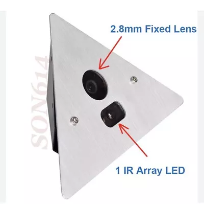 Corner Mount Security Color Camera W/ 2.8mm 700TVL IR Indoor Elevator Lobby NEW! • $69.90