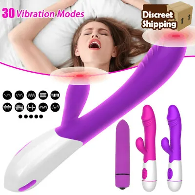 Rabbit Vibrator Multi-Speed G-Spot Dildo Clitoris Vaginal Anal Woman Sex Toys OZ • $22.95