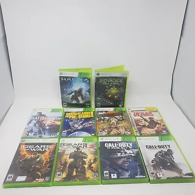 Lot Of 10 Xbox 360 Video Game Bundle Random Lot Nice • $49.99