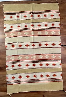 Large Chinle Navajo Rug Circa Mid 1900s Handmade Vintage Native American Blanket • $2800