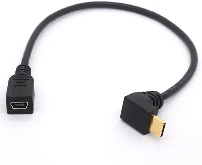 USB C 3.1 Male To Mini USB B Female Fast Charge Data Converter Cable 0.25m  • £5.49