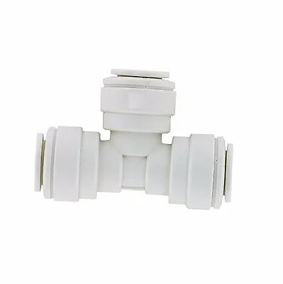 Water Filter Fitting Tee Quick Connect 1/4' 6mm Fridge John Guest Push Fit • $8.50