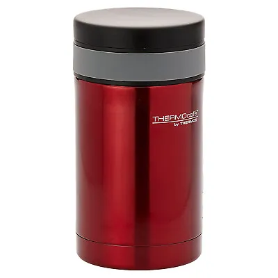 $27.95 • Buy Genuine! THERMOS THERMOcafé™ 500 Ml S/S Vacuum Insulated Food Jar With Spoon Red