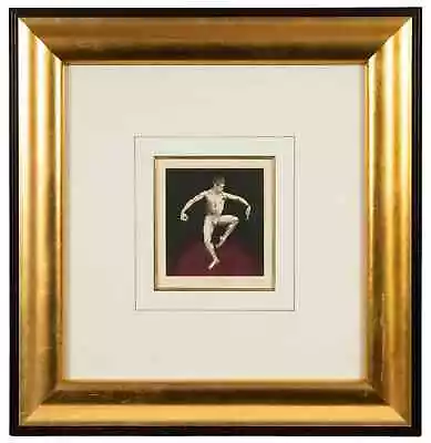 GH ROTHE Original MALE BALLET DANCER Signed Twice STAGE DEBUT LE MEZZOTINT PRINT • $495