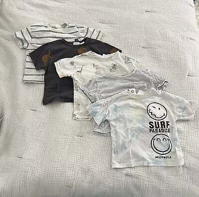 Zara Baby Graphic Tshirt Lot Of 5 (Size 12-18 Months) • $30