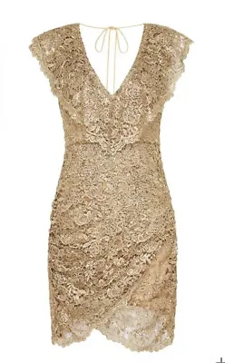 $279.50 • Buy Spell & The Gypsy NEW Nina Bronze Shift Dress/Size XL/14/Sequin/Party RRP $ 399