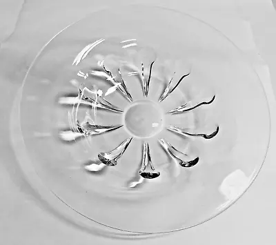 Stunning Signed Verlys 14  Teardrop Bowl - Crystal Etched • $69.99