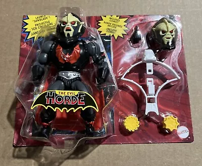 Masters Of The Universe Deluxe BUZZ SAW HORDAK -2021- NEW ON CUT CARD • $15